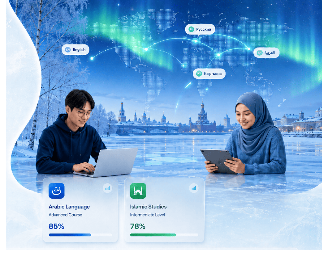 ICO Russia multilingual learning platform