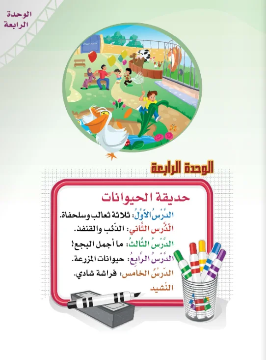Arabic Interactive Lesson – Kg2 – Unit 4